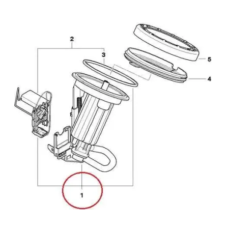 Pompe carburant immergee