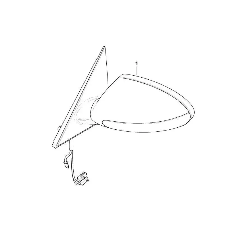 Retroviseur droit bmw serie 5 e60/e61