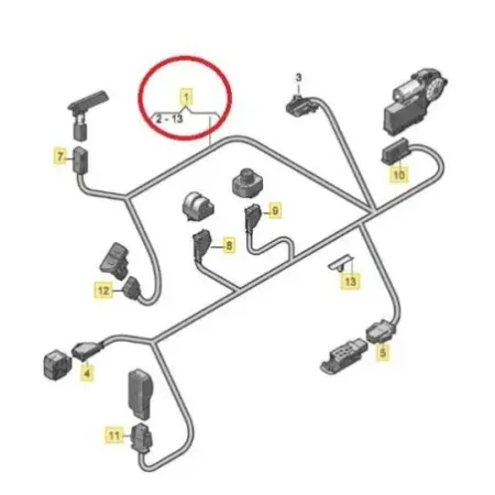Faisceau electrique audi a3 8p