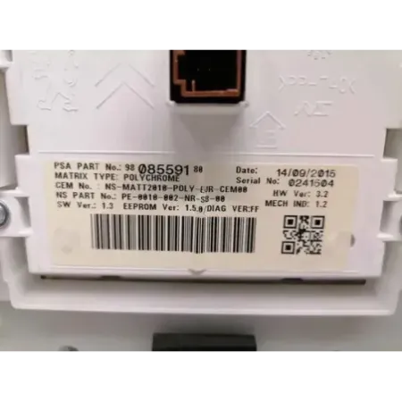 Compteur peugeot 208