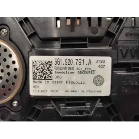 Compteur volkswagen golf 7 vii