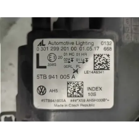 Phare gauche volkswagen touran 5t iii