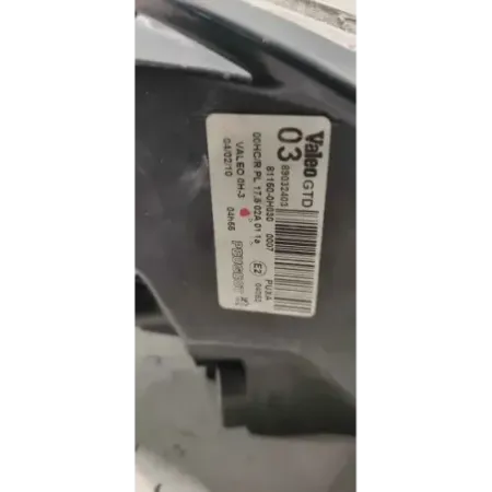 Phare gauche peugeot 107