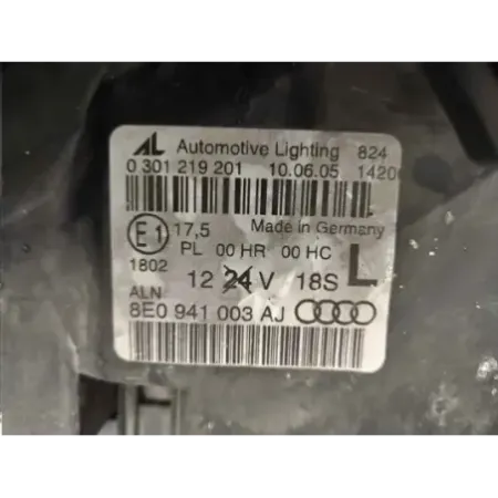 Phare gauche audi a4 8e b6/b7