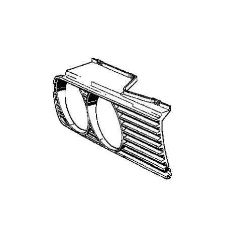 Grille phare droit