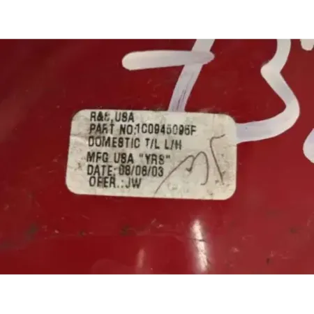 Feu arriere gauche volkswagen new beetle 1c/9c/1y