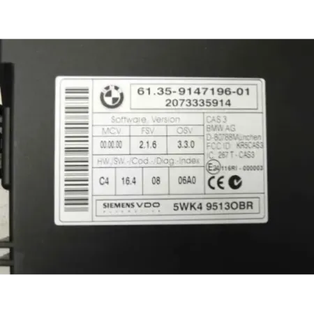 Kit demarrage bmw serie 3 e92/e93