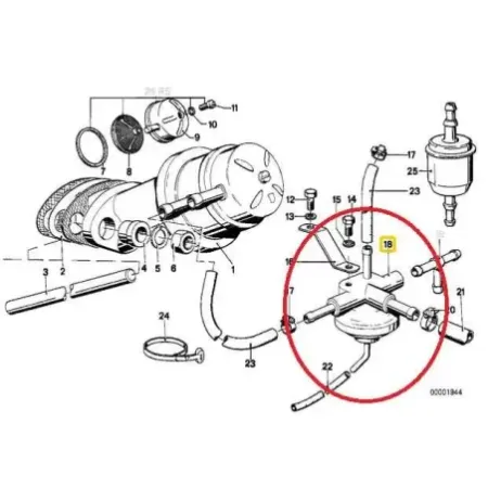 Support filtre a huile