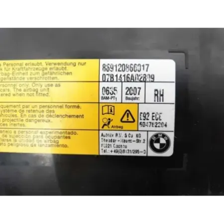 Airbag siege avant droit