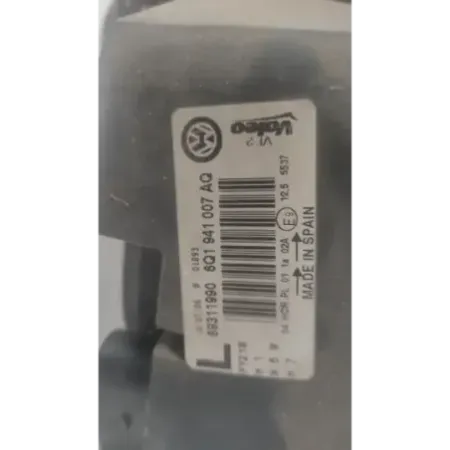 Phare gauche volkswagen polo 9n