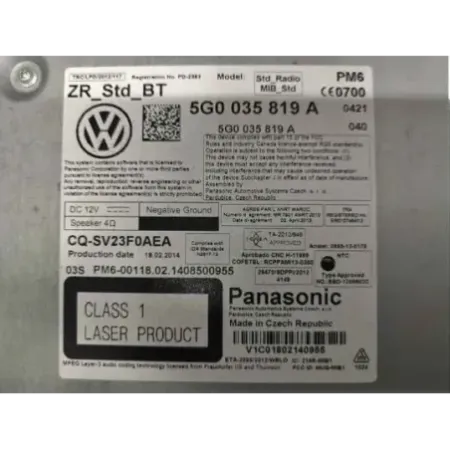 Gps volkswagen golf 7 vii