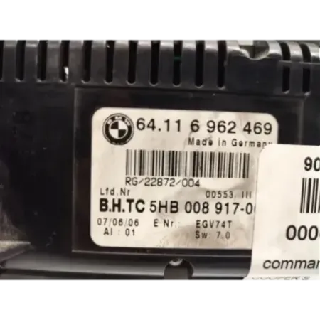 Commande climatisation mini cooper s r53