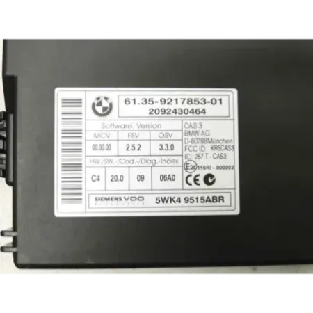 Kit demarrage bmw serie 1 e87/e81