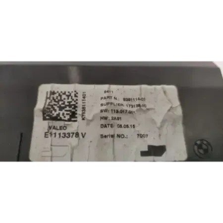 Calculateur climatisation bmw serie 1 f20/f21