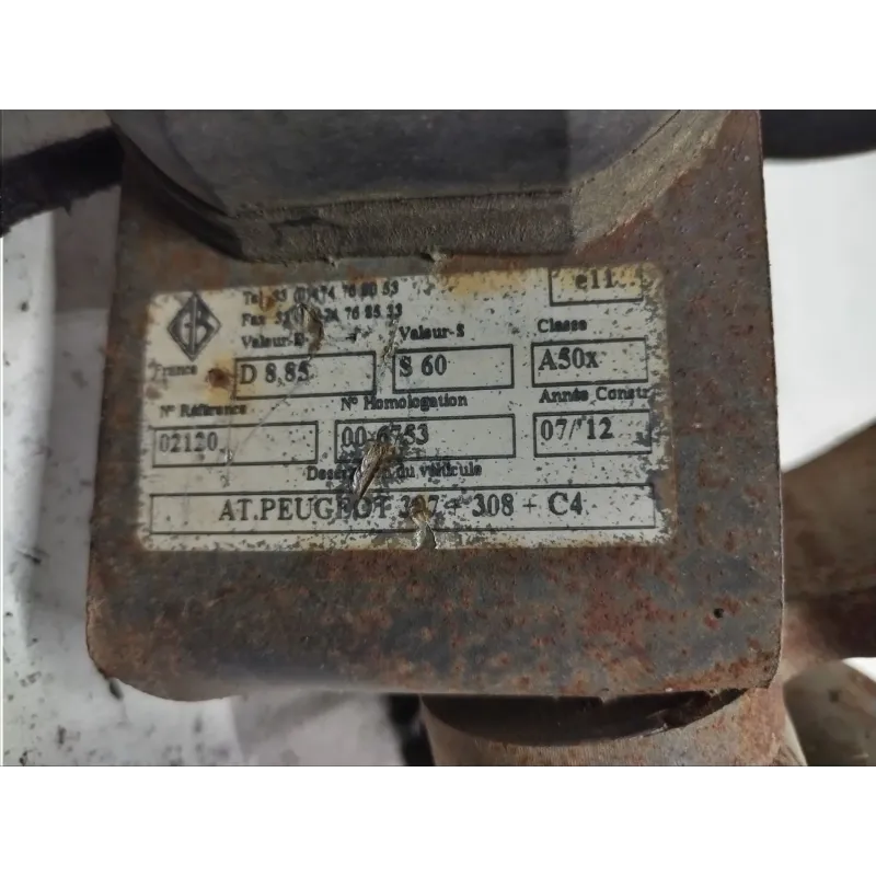 Attelage peugeot 308
