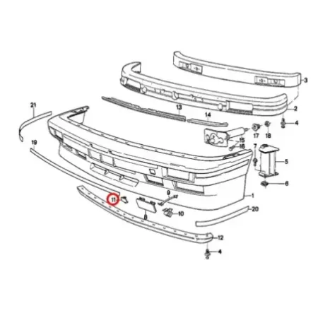 Cache anneau de remorquage