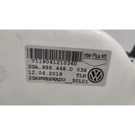 Reservoir lave-glace avant volkswagen t-roc