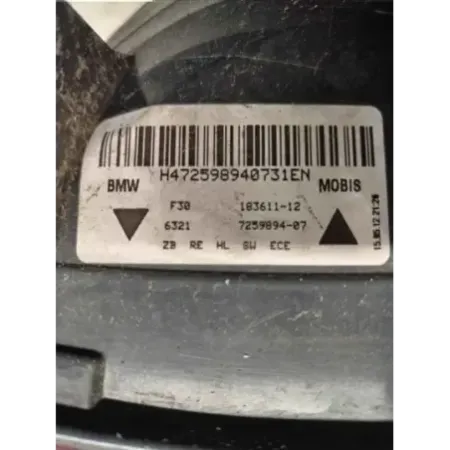 Feu arriere droit bmw serie 3 f30/f31