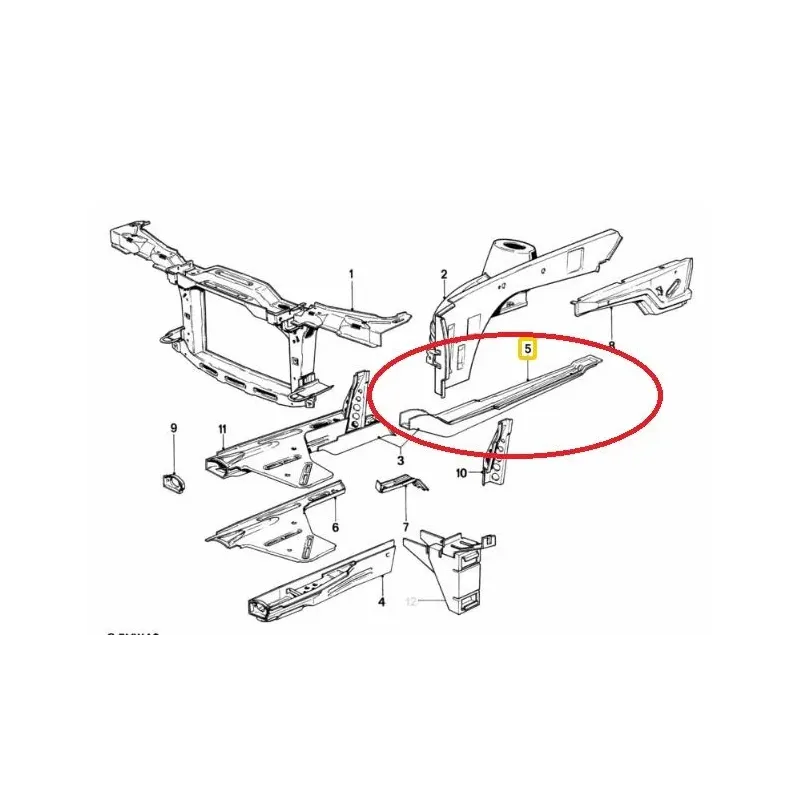 Support moteur bmw serie 3 e30