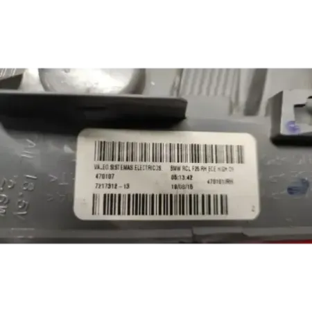 Feu arriere droit bmw x3 f25