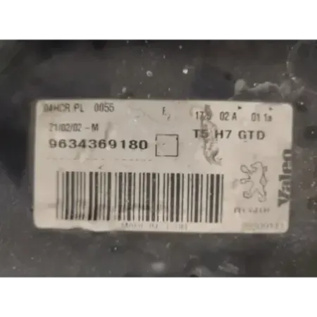 Phare gauche peugeot 307