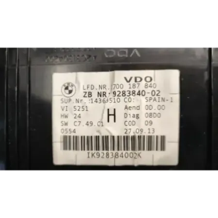 Compteur bmw x1 e84