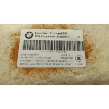 Garniture de pavillon bmw x1 e84