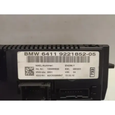 Commande climatisation bmw serie 3 e90/e91