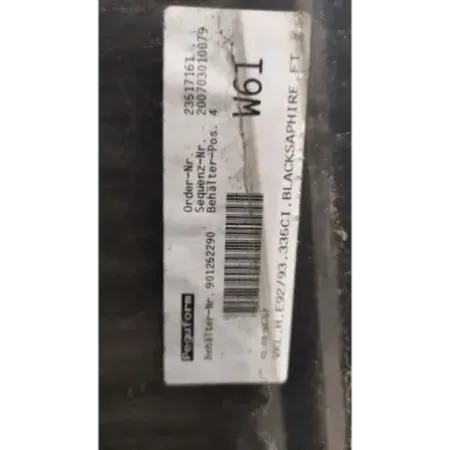 Pare-choc arriere bmw serie 3 e92/e93