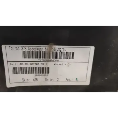 Pare-choc arriere volkswagen touran 5t iii