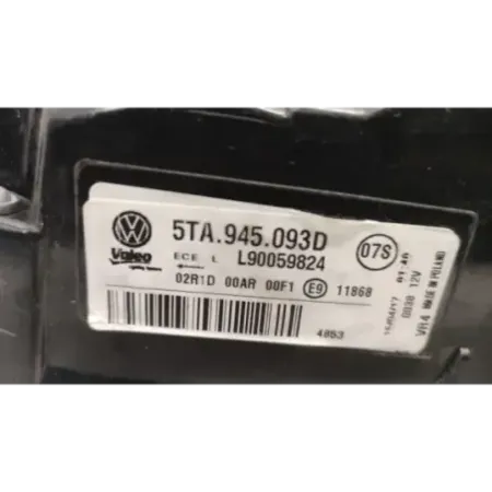 Feu arriere interieur gauche volkswagen touran 5t iii