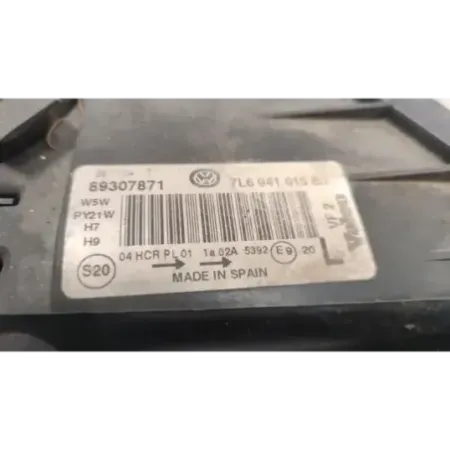 Phare gauche volkswagen touareg 7l i