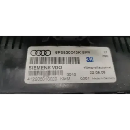 Commande climatisation audi a3 8p