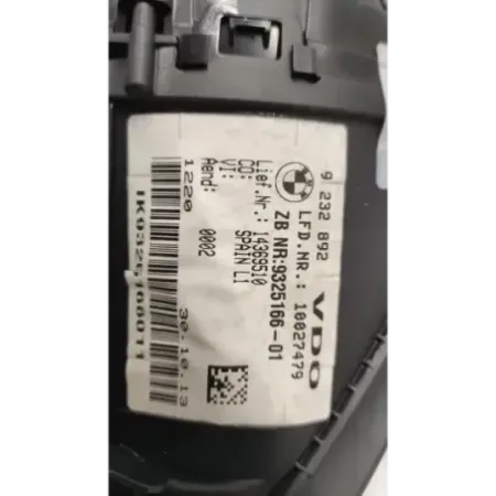 Compteur bmw serie 1 f20/f21