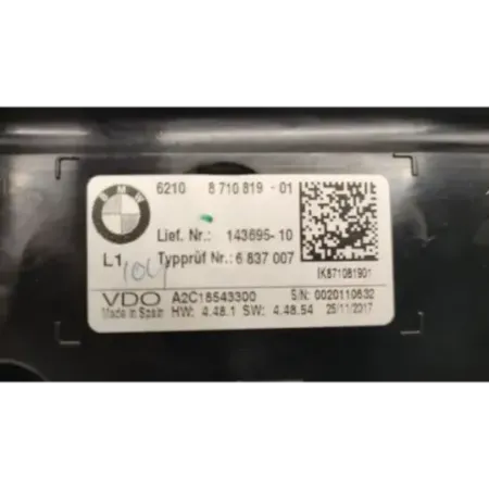 Compteur bmw serie 2 f22/f23