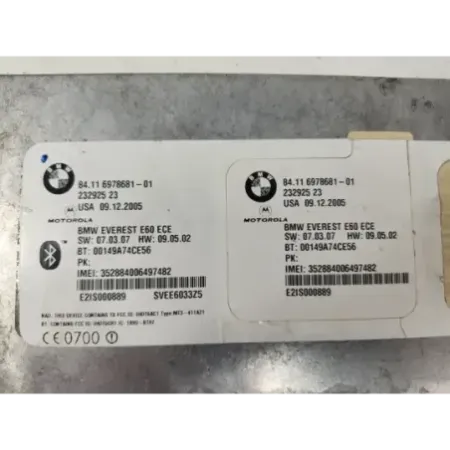 Calculateur telematique multimedia bmw serie 5 e60/e61
