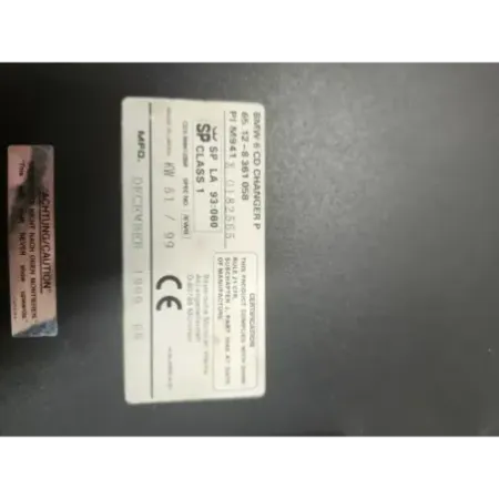 Lecteur / chargeur cd bmw serie 5 e34
