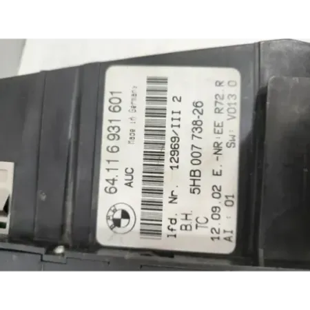 Commande climatisation bmw serie 3 e46