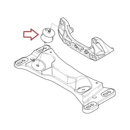 silentbloc de boite E36/E46/E34/E39/E38 BMW