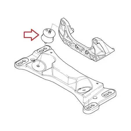 silentbloc de boite E36/E46/E34/E39/E38 BMW