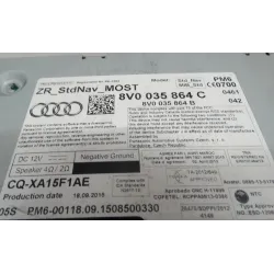 unité de contrôle multimedia 8v0035864c A3 8V Audi pièce d'occasion 
