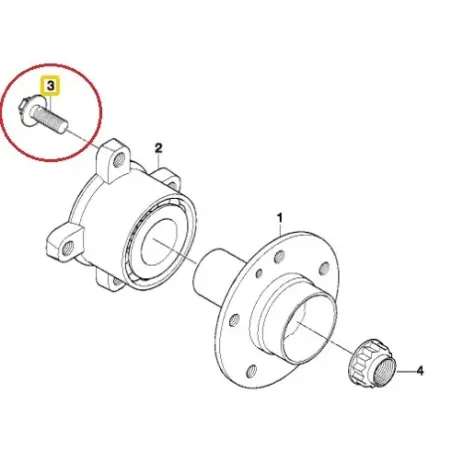 vis à collet E39/E60 BMW