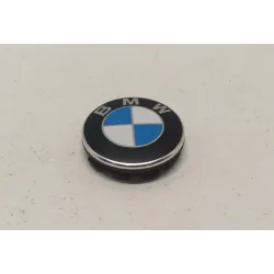 cache moyeu de roue avec bord chorme BMW