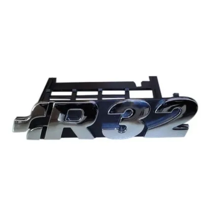 emblème de calandre "R32" chrome/noir VW
