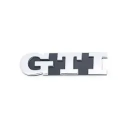 emblème "GTI" de calandre chrome/noir Golf 5/6 polo 6R/9NVW