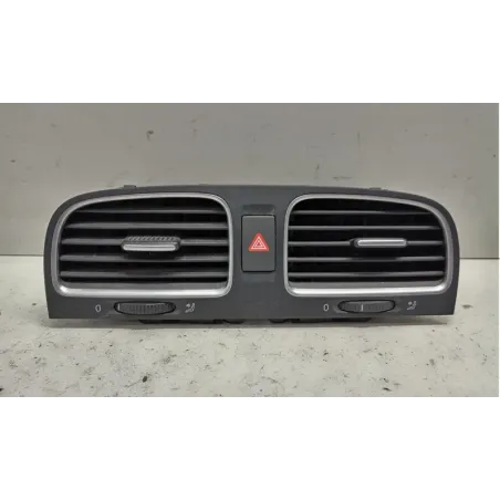 grille d'aération centrale noir/chrome Golf 6 VW pièce d'occasion
