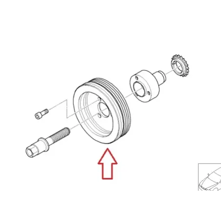 Damper essence E87/E46/E90/E83/E85  BMW 