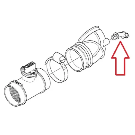 Equerre de soufflet de débitmètre E30/E36/E46/E34/E39/E38/Z3 ess BMW