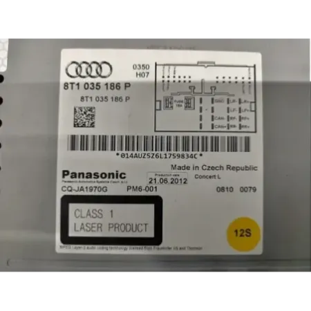 autoradio 8T1035186P Q5 8R Audi pièce d'occasion