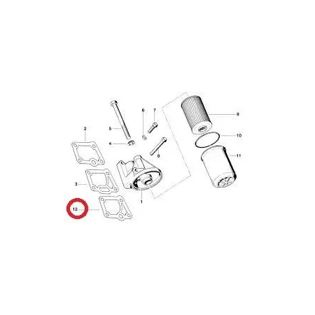 Support filtre a huile